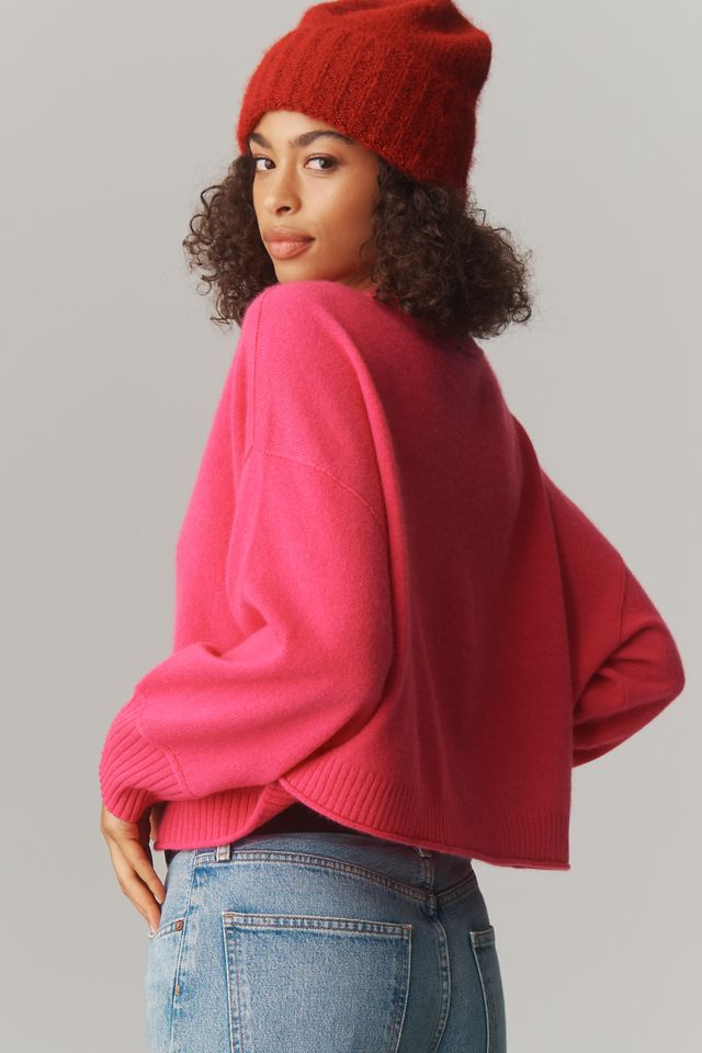 The Goldie Cashmere Long-Sleeve Crew-Neck Sweater #2