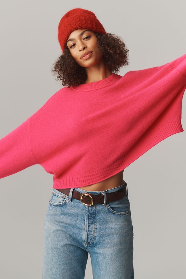 The Goldie Cashmere Long-Sleeve Crew-Neck Sweater #4