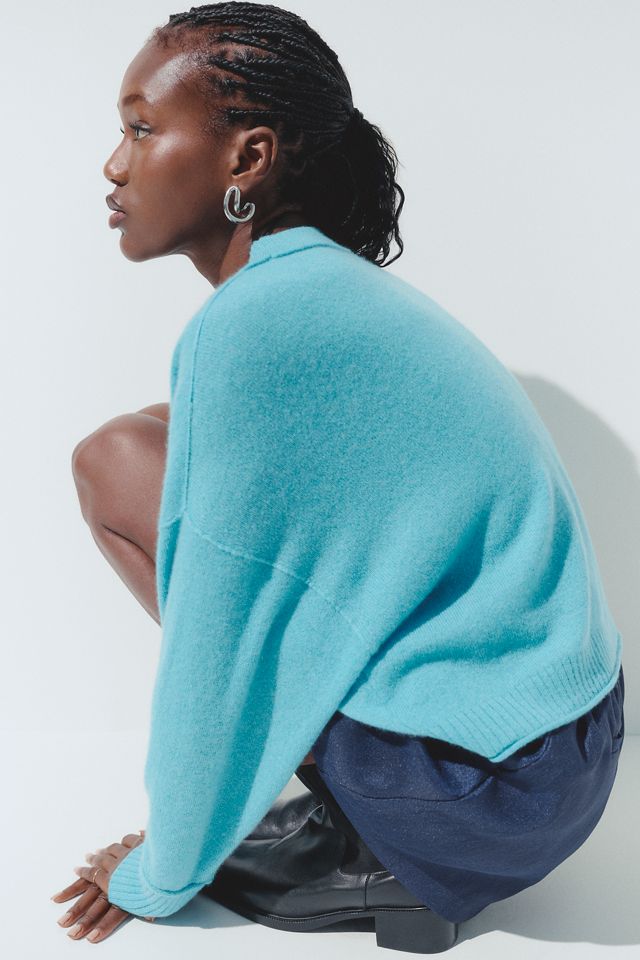 By Anthropologie Goldie 100% Cashmere Long Sleeve Sweater #4