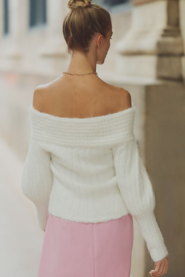 Pilcro Off-Shoulder Batwing Sweater #3