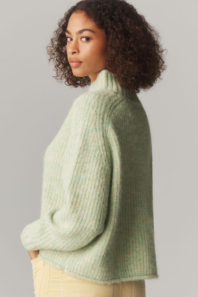 Pilcro Mock-Neck Chunky Sweater #2