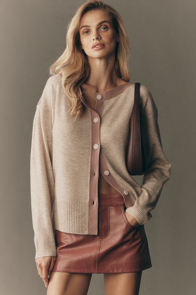 Maeve Cashmere Blend Scarf Cardigan Sweater #3