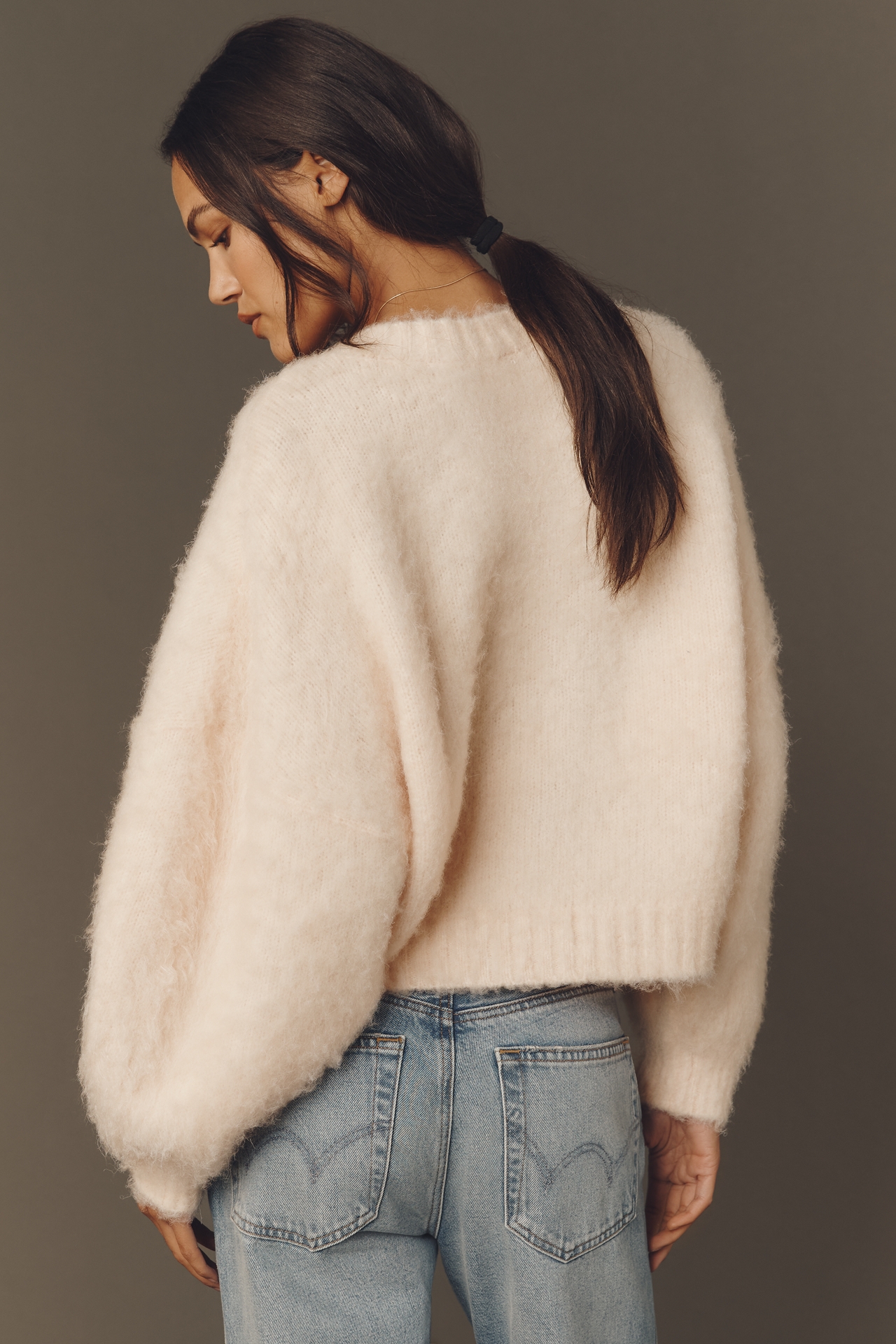 Pilcro Brushed Cardigan Sweater