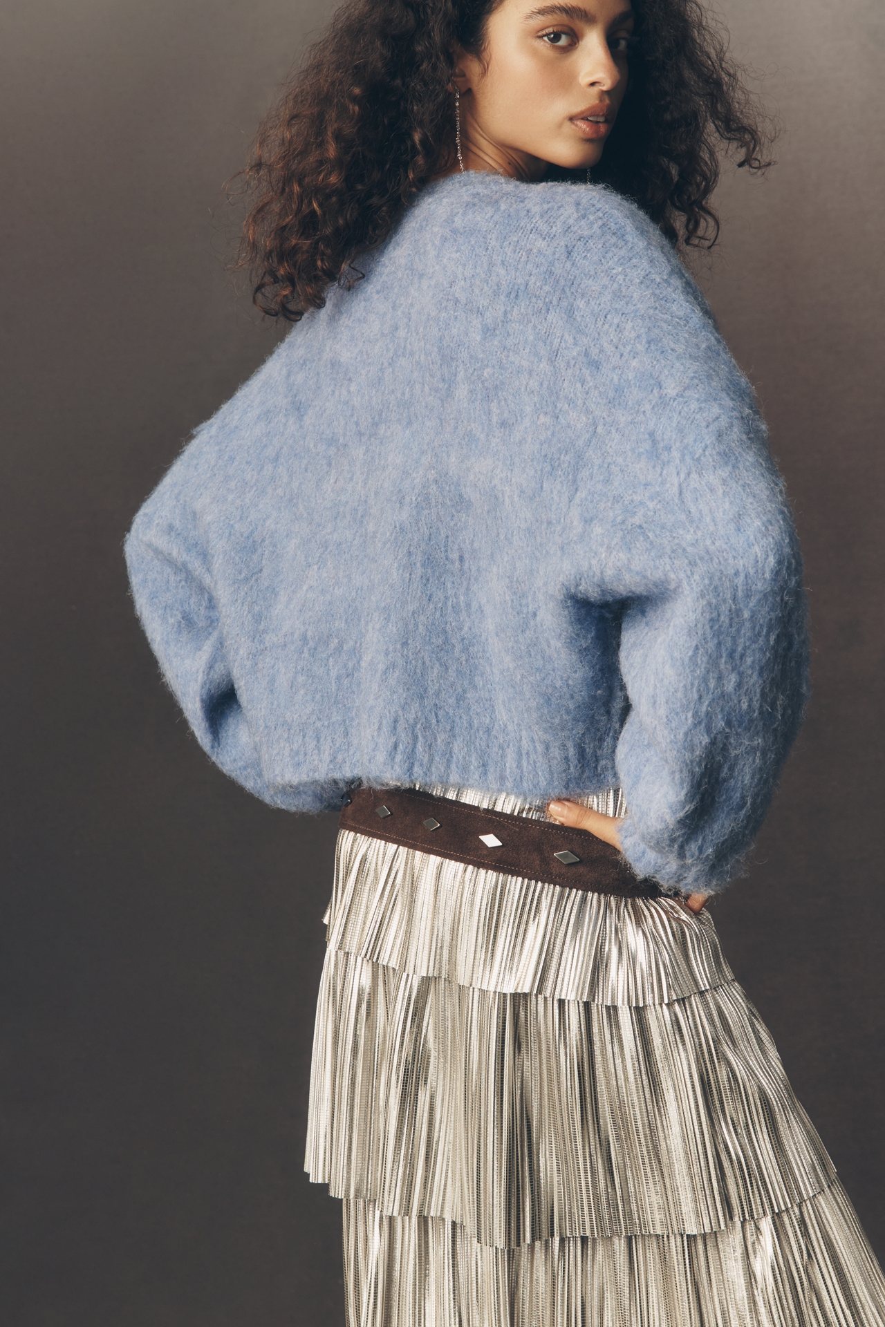 Pilcro Brushed Cardigan Sweater