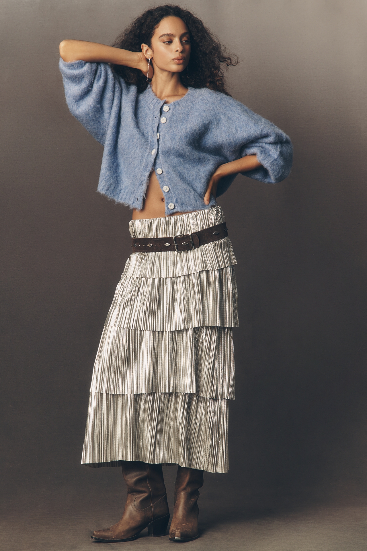 Pilcro Brushed Cardigan Sweater