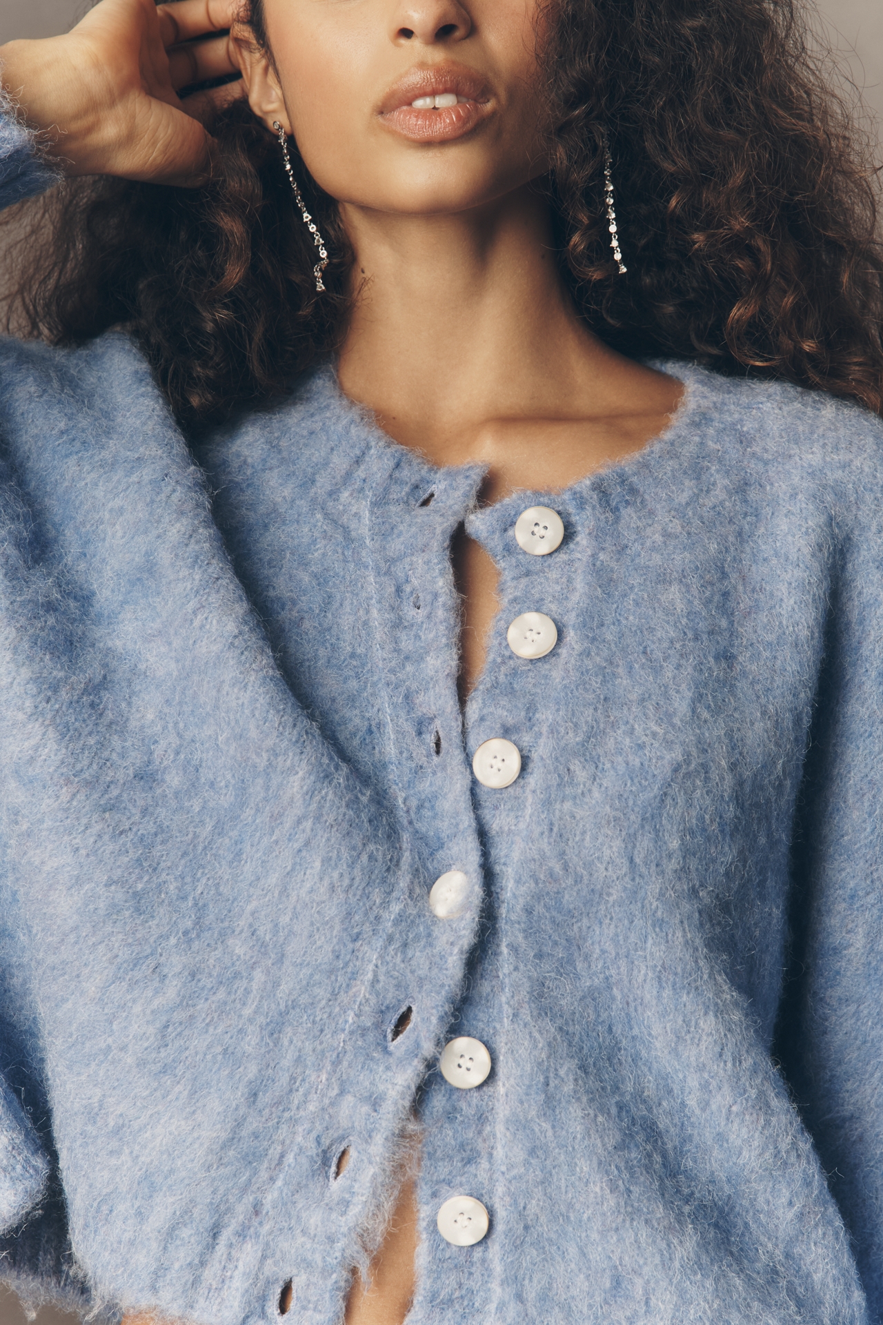 Pilcro Brushed Cardigan Sweater