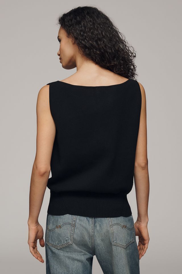 By Anthropologie Boat-Neck Sweater Tank #2