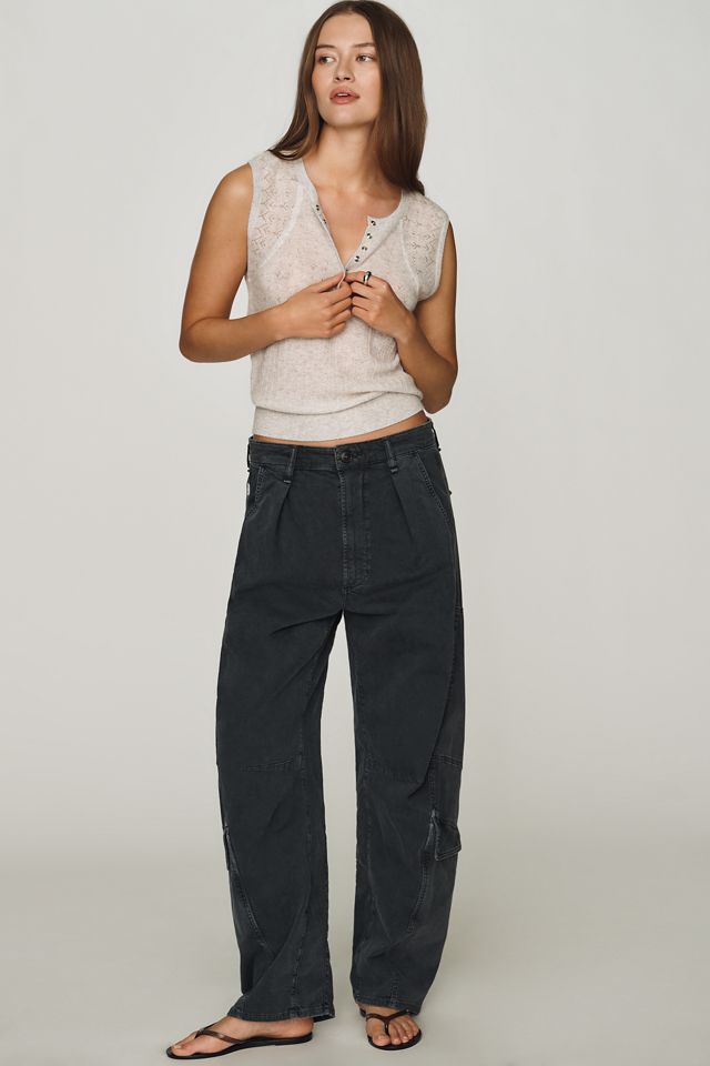 Pilcro Wool Cashmere Pointelle Knit Tank Top #2