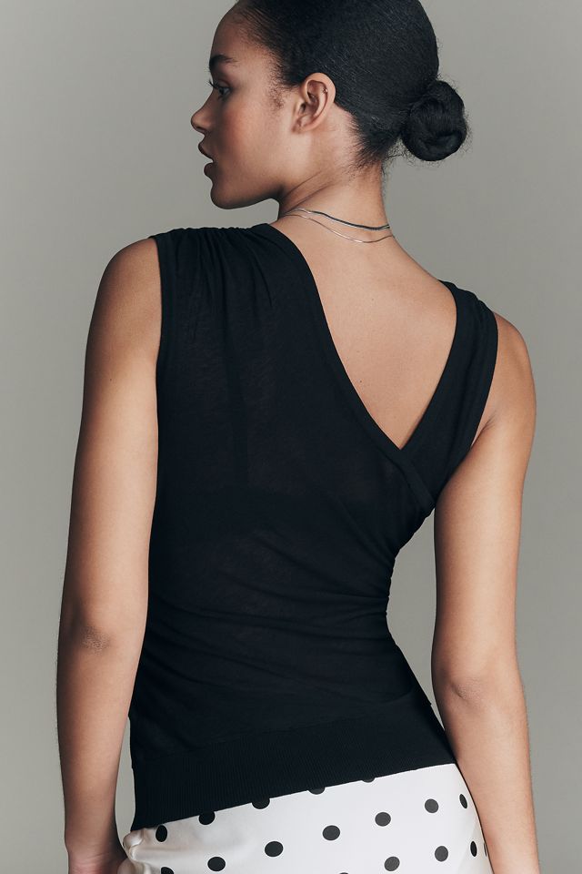 Maeve Sleeveless Twist Sweater Tank #1
