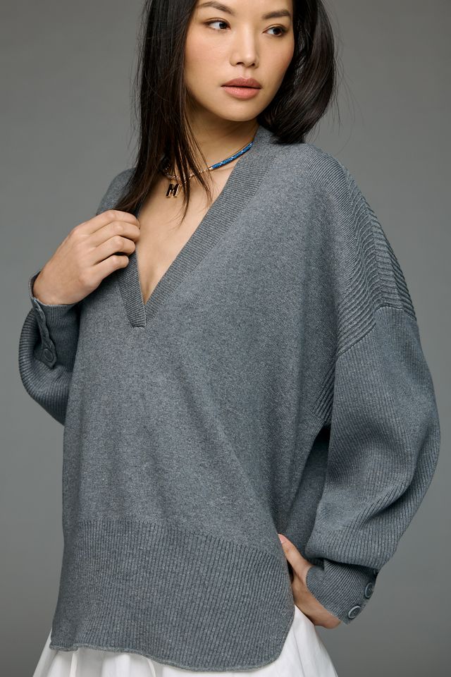 Maeve V-Neck Wool Blend Sweater #2