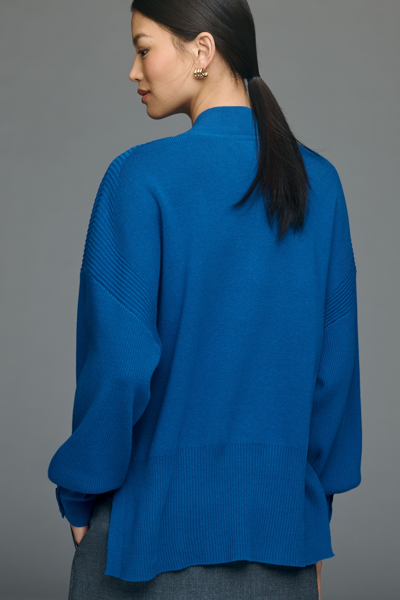 Maeve V-Neck Wool Blend Sweater