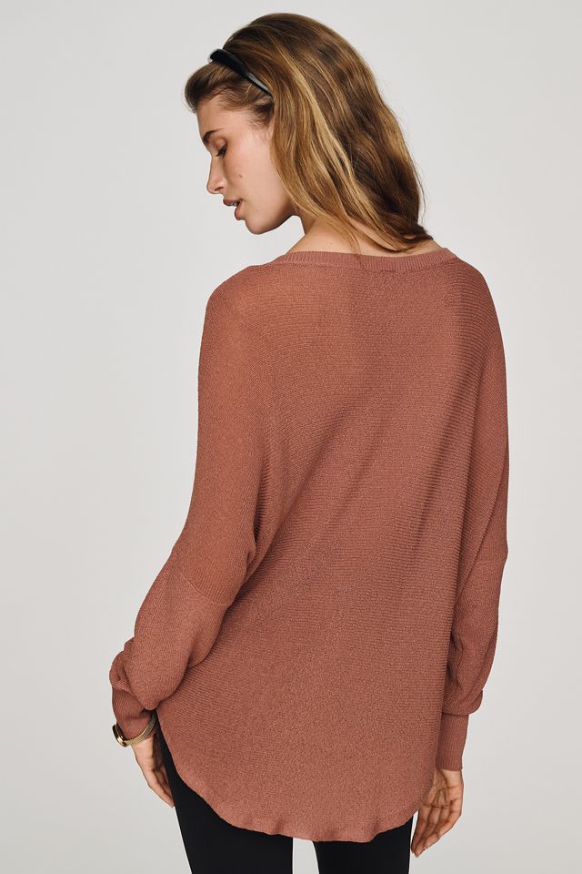 By Anthropologie Crew-Neck Sheer Sweater #2