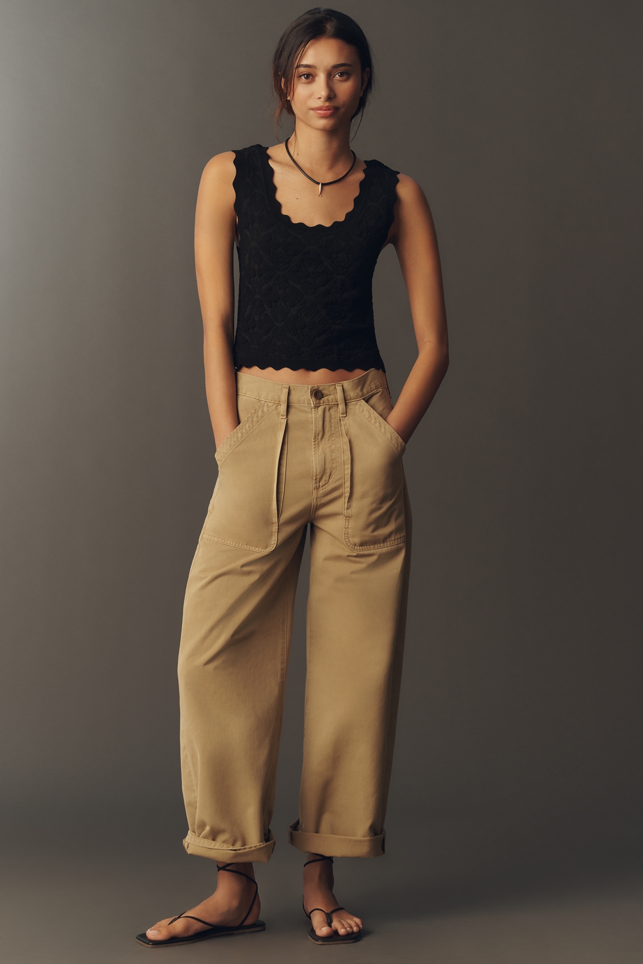 Maeve Scallop Knit Tank