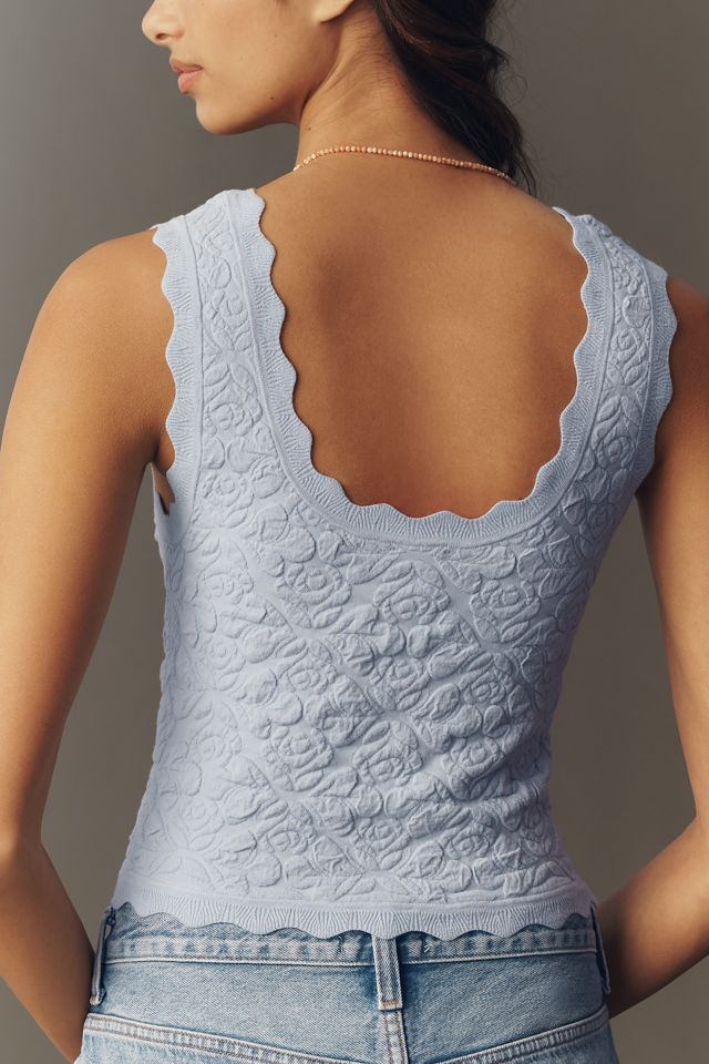 Maeve Scallop Knit Tank #1