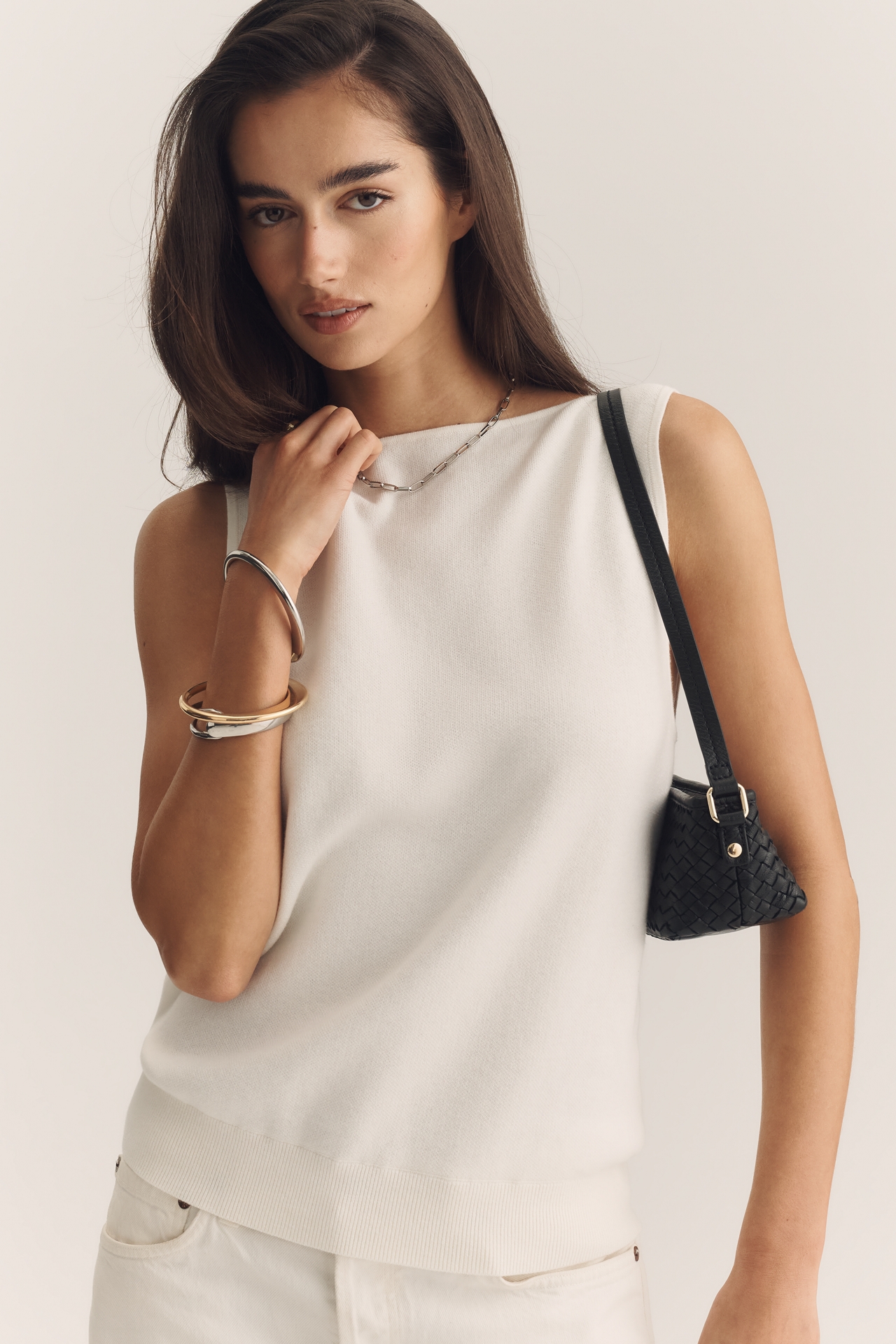 Maeve Cowl Back Knit Tank