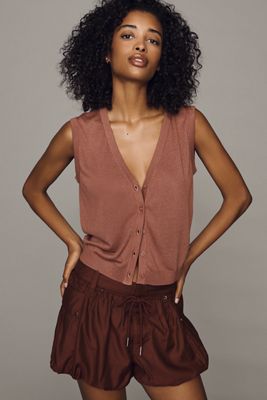By Anthropologie Semi-Sheer Sweater Vest