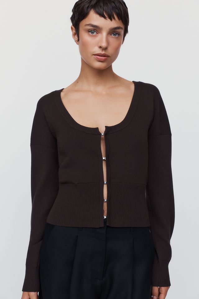 Maeve Scoop Neck Cardigan #1