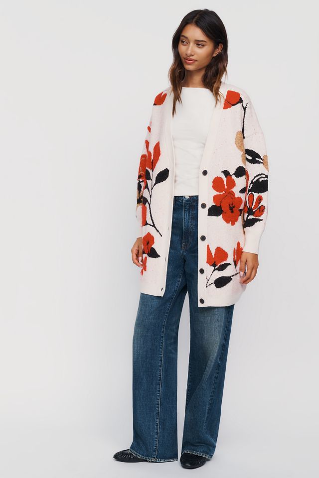 Pilcro Cotton Wool Blend Coatigan #2