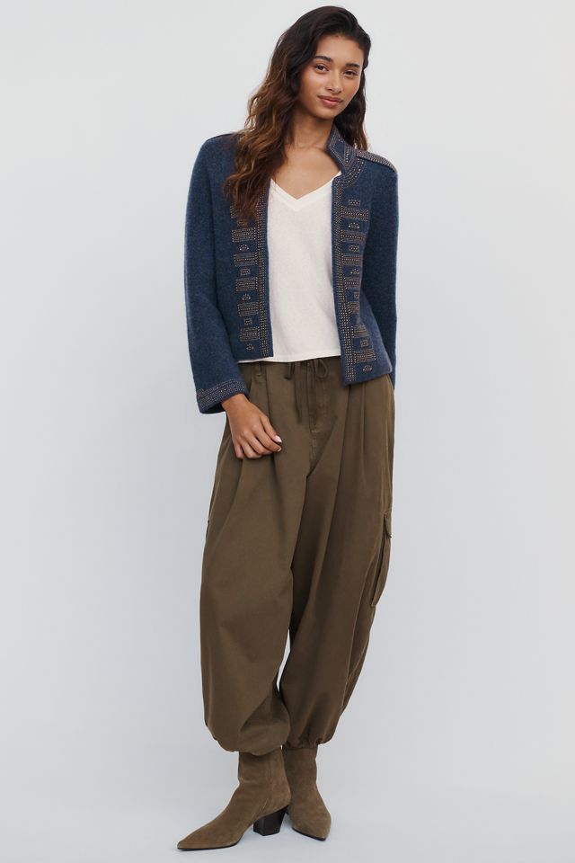 Pilcro Wool Blend Studded Cardigan #5