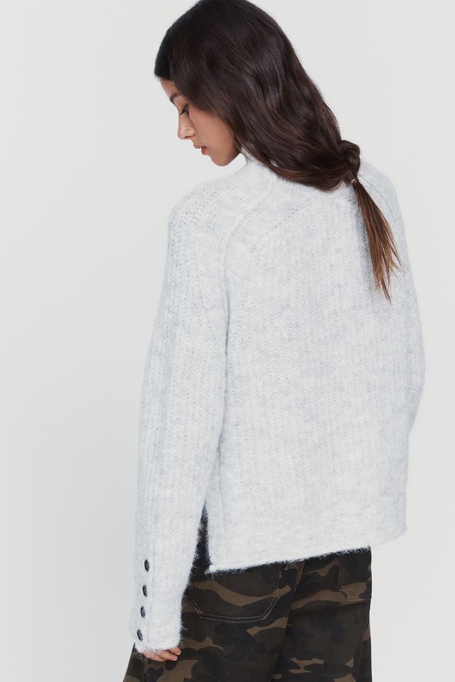 Pilcro Astrid Wool Blend Mock Neck Sweater #3