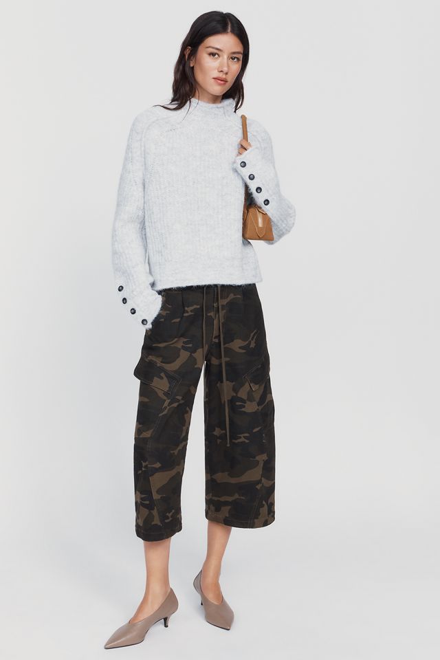 Pilcro Astrid Wool Blend Mock Neck Sweater #4