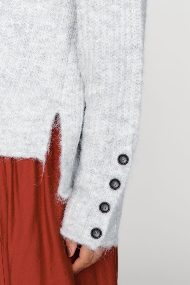 Pilcro Astrid Wool Blend Mock Neck Sweater #6