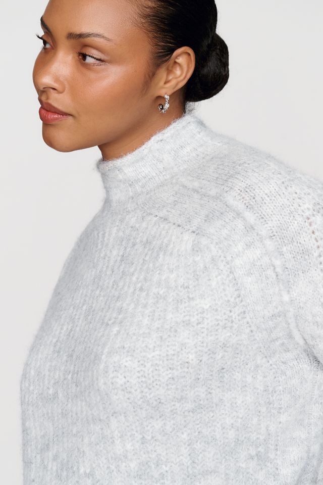 Pilcro Astrid Wool Blend Mock Neck Sweater #8
