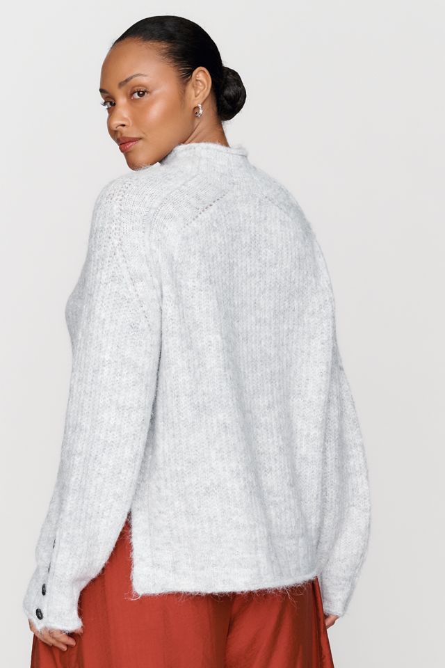 Pilcro Astrid Wool Blend Mock Neck Sweater #9