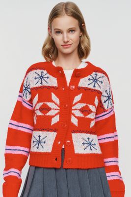 Cardigan in Misto Lana con Fantasia Maeve