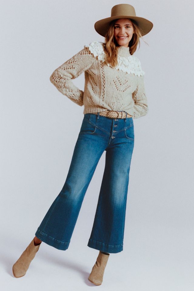 Suzanne Pointelle Lace Sweater #5