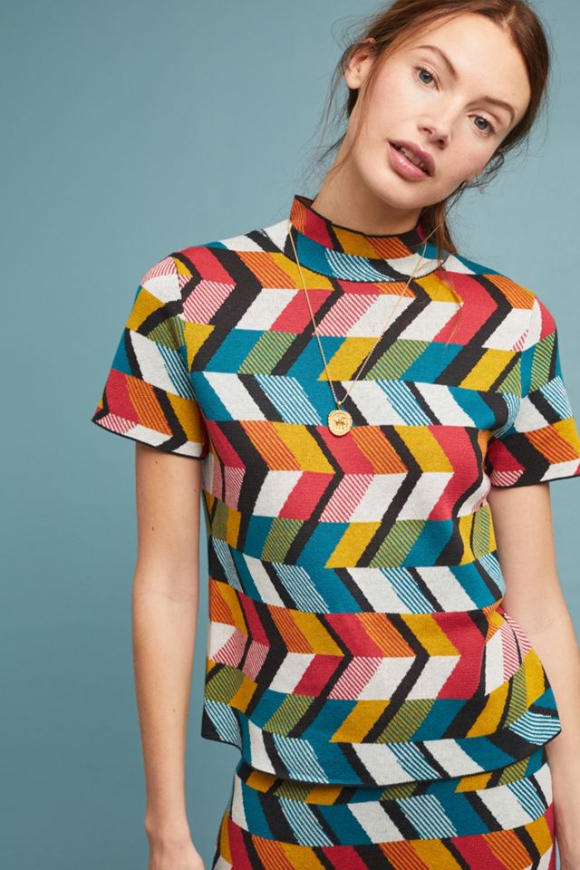 Maeve Geometric Top #2