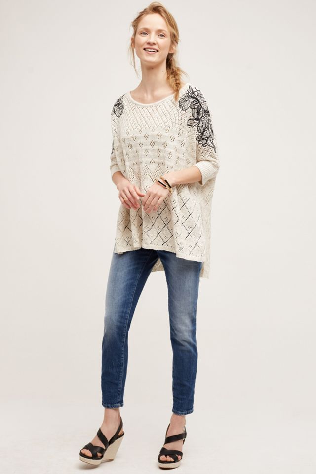 Embroidered Launa Poncho #2