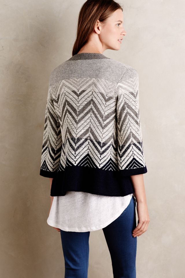 Chevron Stitch Cardi  #1