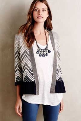 Chevron Stitch Cardi 