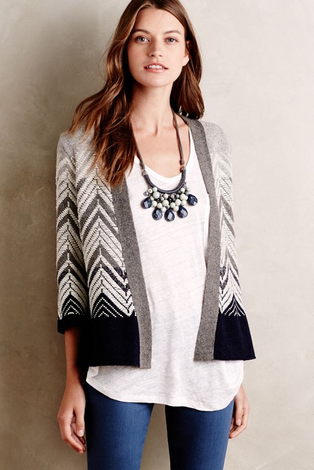 Chevron Stitch Cardi 