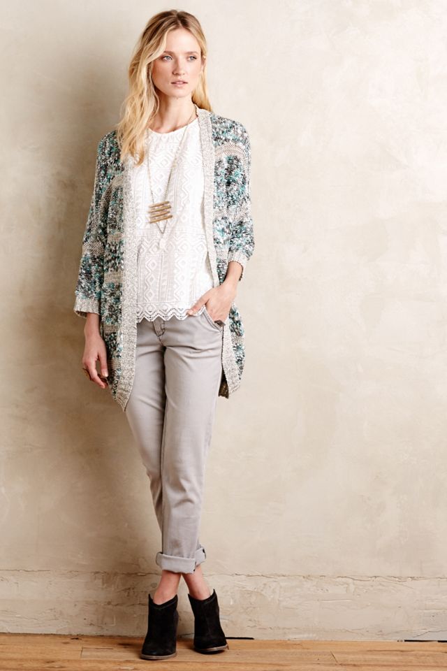 Banded Confetti Cardigan #2