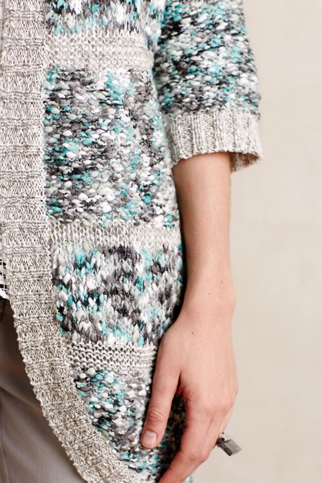 Banded Confetti Cardigan #3
