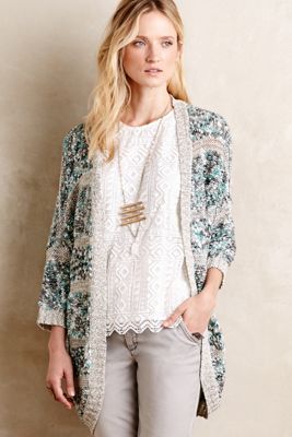 Banded Confetti Cardigan