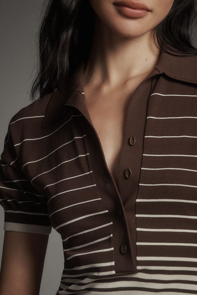 Faithfull Sable Short-Sleeve Polo Sweater #3