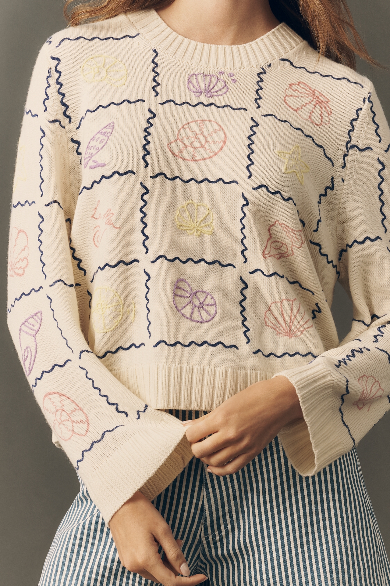 Chinti & Parker Wool Cashmere Shell Sweater