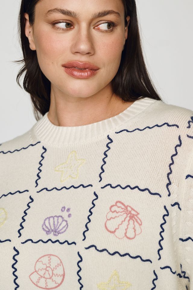 Chinti & Parker Wool Cashmere Shell Sweater | Anthropologie
