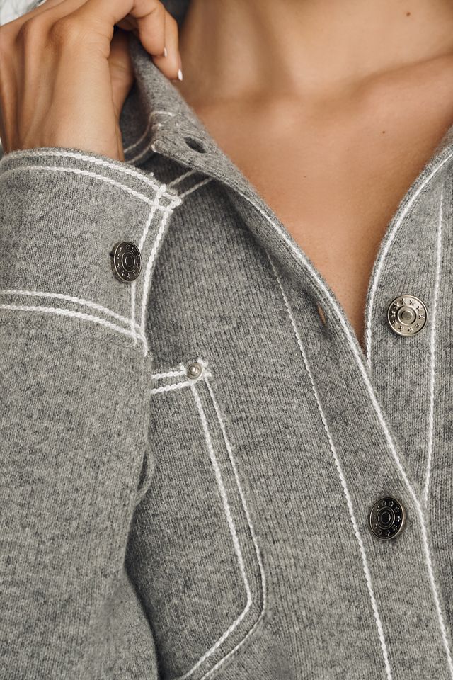 Berenice Wool Buttondown Sweater #1