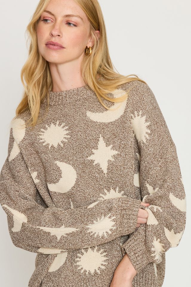 Claude & Co Cozmo Mushroom 100% Cotton Moon Star Jumper #3