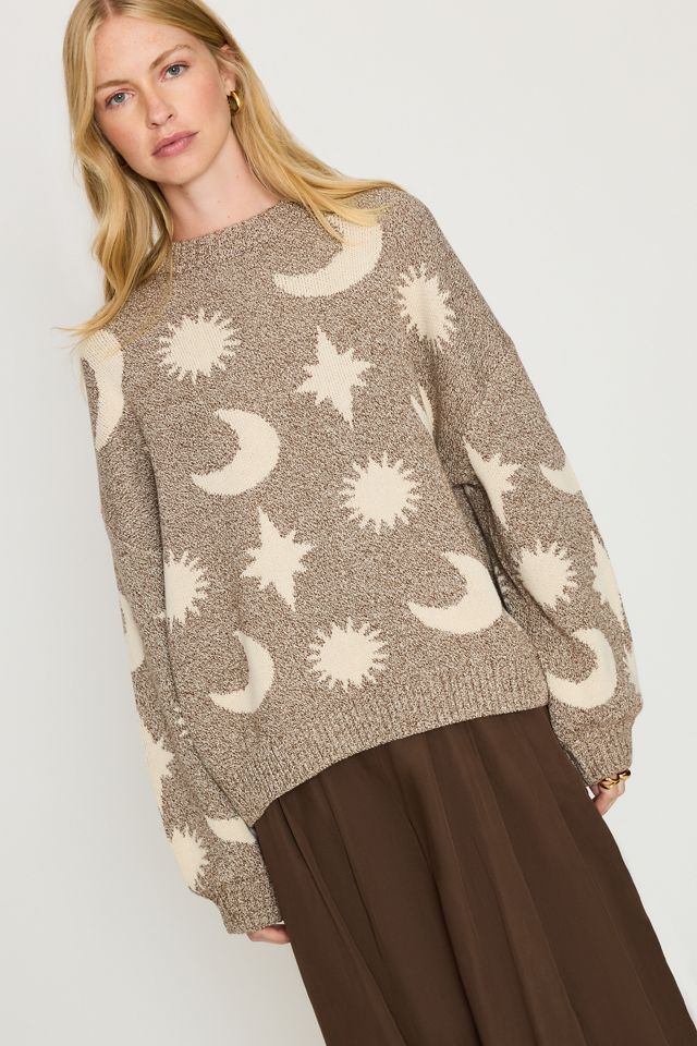Claude & Co Cozmo Mushroom 100% Cotton Moon Star Jumper #4
