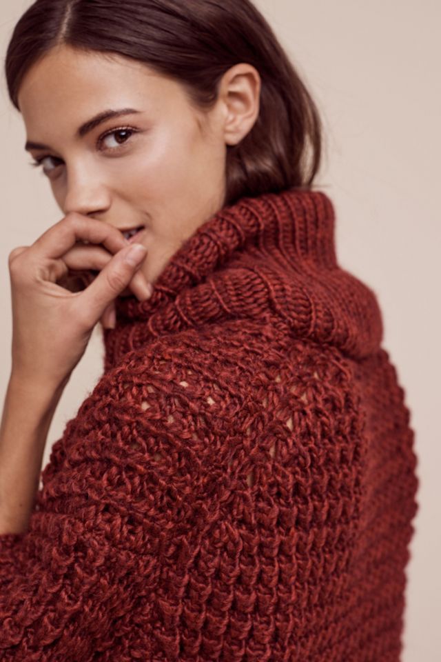 Waffled Turtleneck Tunic #1