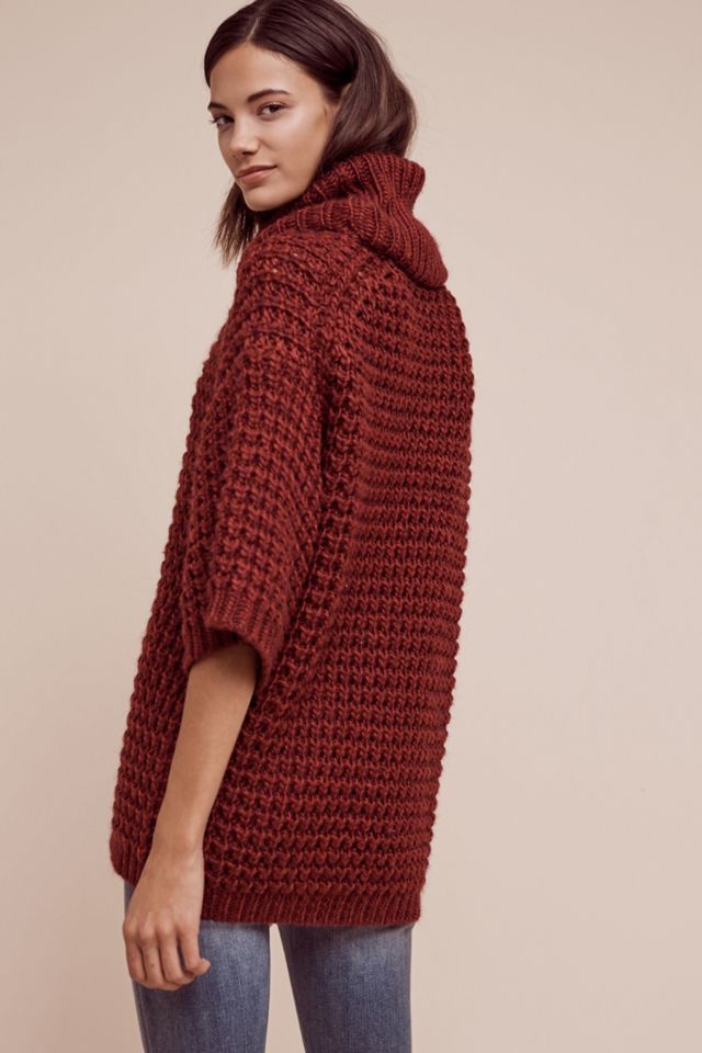 Waffled Turtleneck Tunic #2