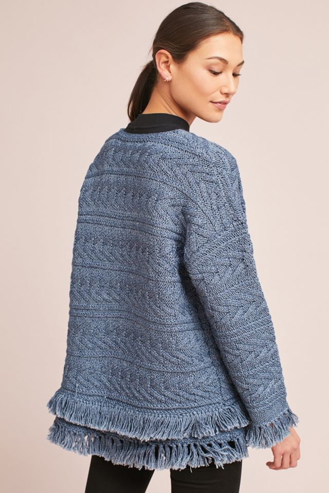 Current/Elliott Cable Fringe Sweater #2