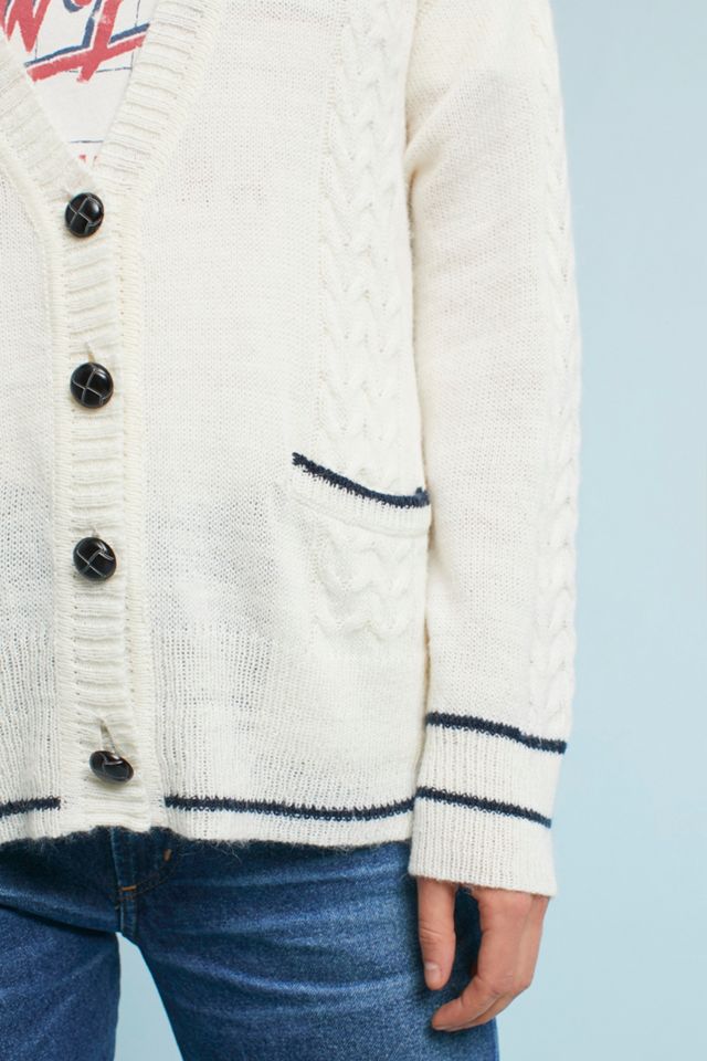 Piped Cable Cardigan #1