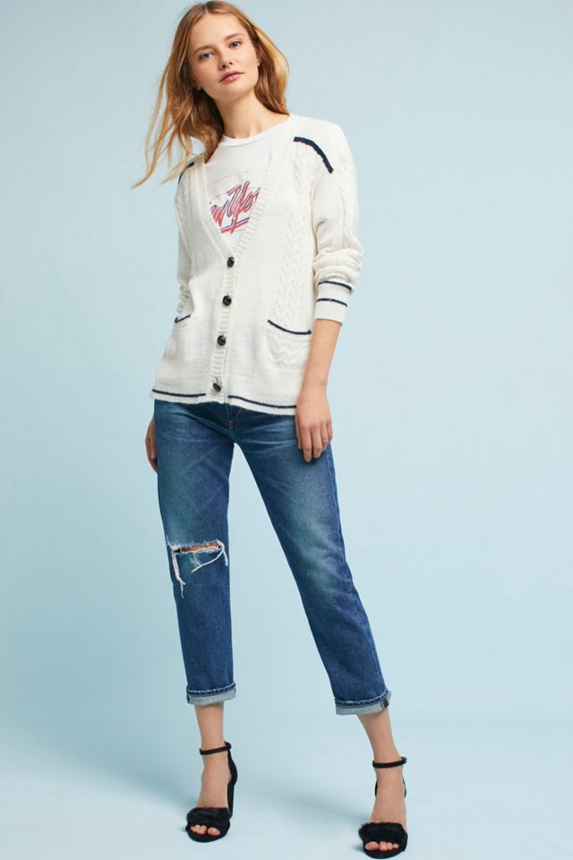 Piped Cable Cardigan #2