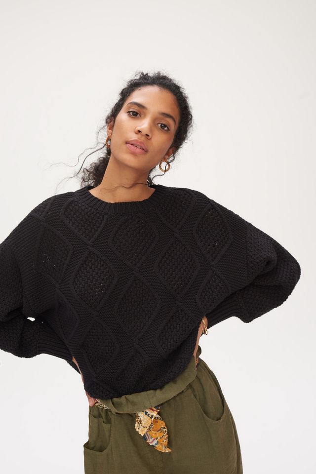 Signe Cable-Knit Sweater | Anthropologie